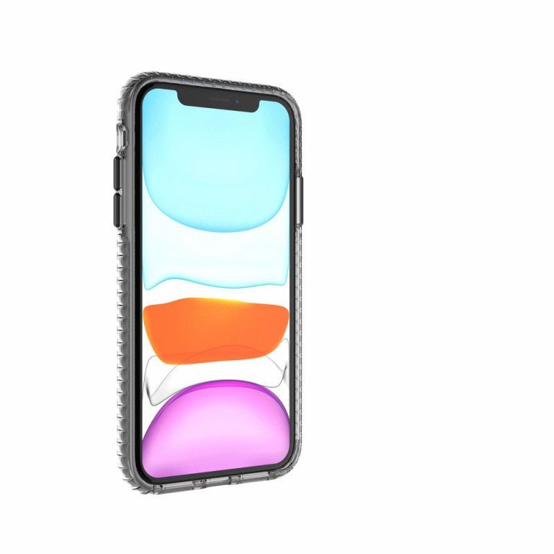 Kryt Na Iphone 11 Průhledné Texturované Okraje