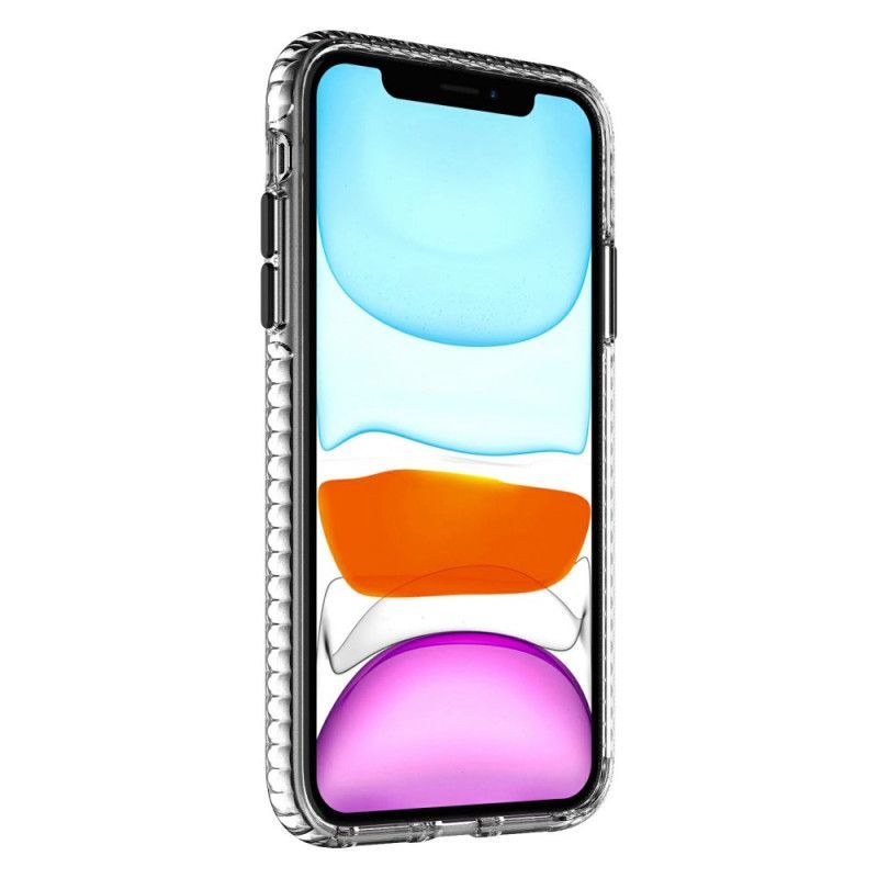 Kryt Na Iphone 11 Průhledné Texturované Okraje