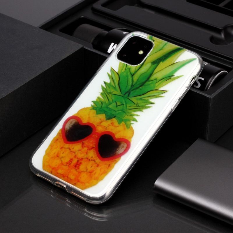 Kryt Na Iphone 11 Průhledný Inkognito Ananas