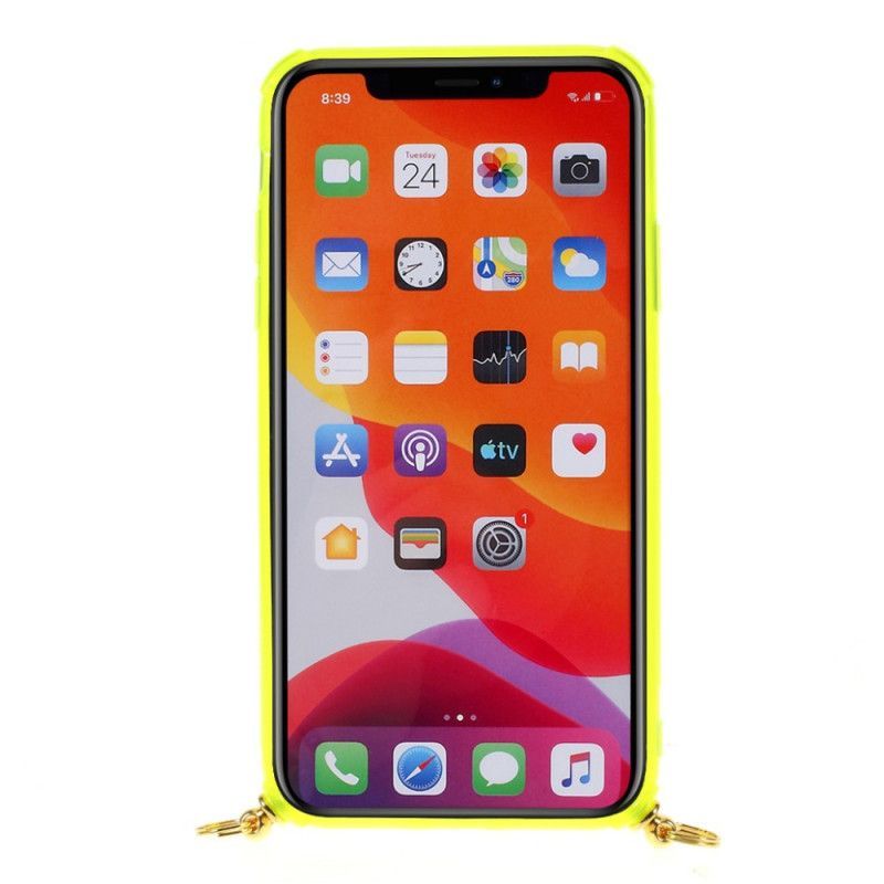 Kryt Na Iphone 11 Šňůra S Držákem Karty