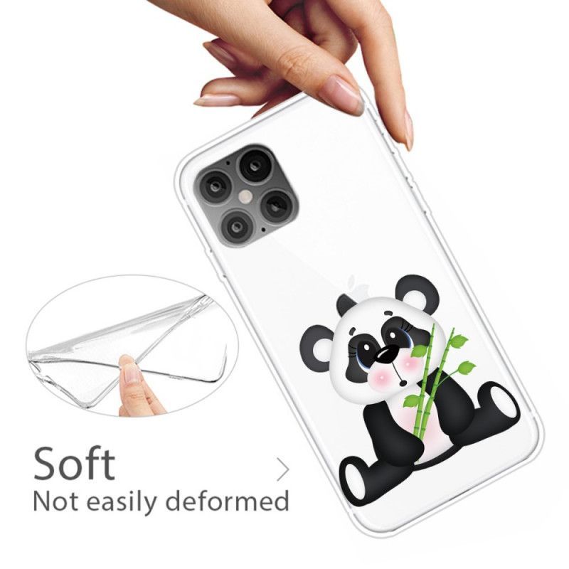 Kryt Na Iphone 12 Pro Max Průhledná Smutná Panda