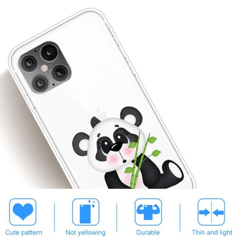 Kryt Na Iphone 12 Pro Max Průhledná Smutná Panda