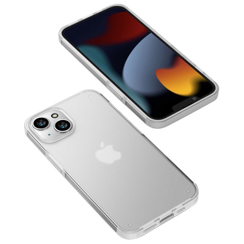 Kryt Na iPhone 14 Plus Průsvitné Silikonové Okraje