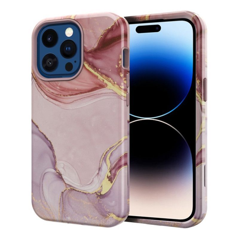 Kryt Na iPhone 14 Pro Max Úžasný Mramor