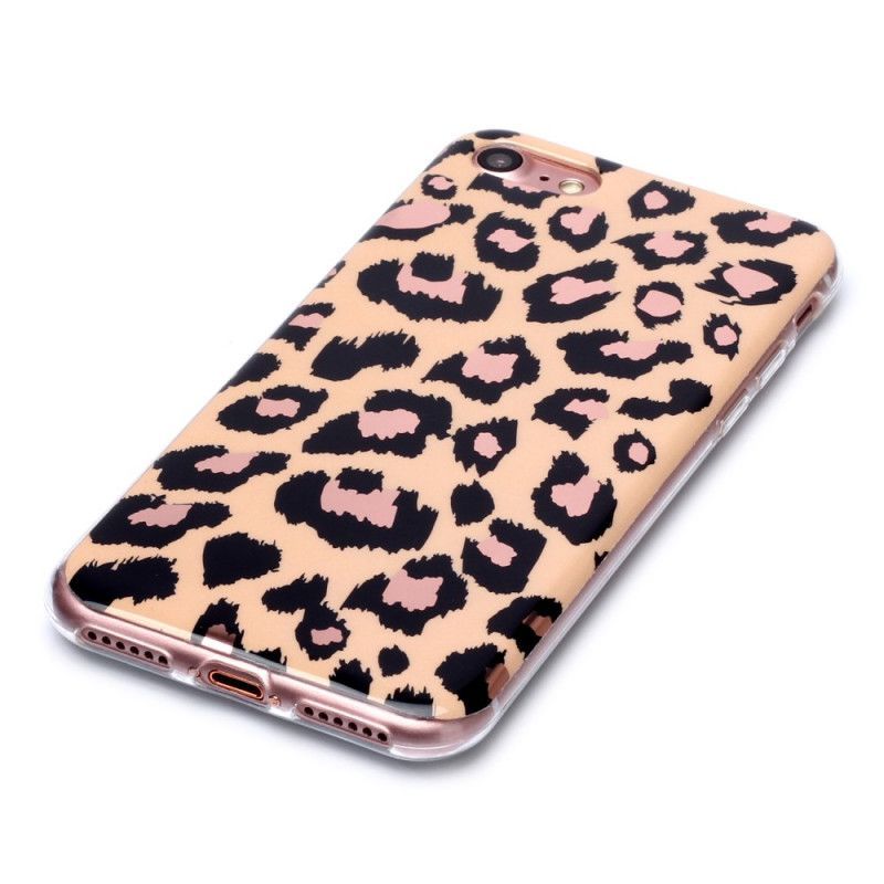 Mramorové Pouzdro Na Iphone Se 2/8/7 Leoparda