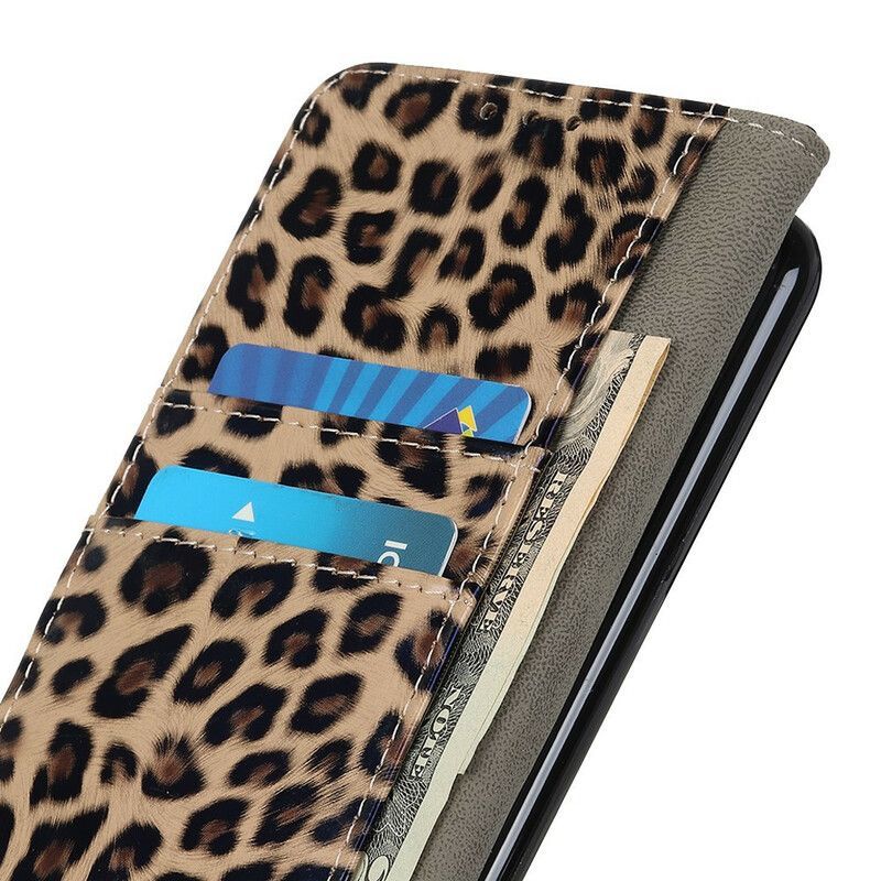 Peněženková Pouzdra Iphone 13 Leopard