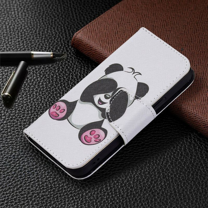 Peněženková Pouzdra Iphone 13 Mini Panda Zábava