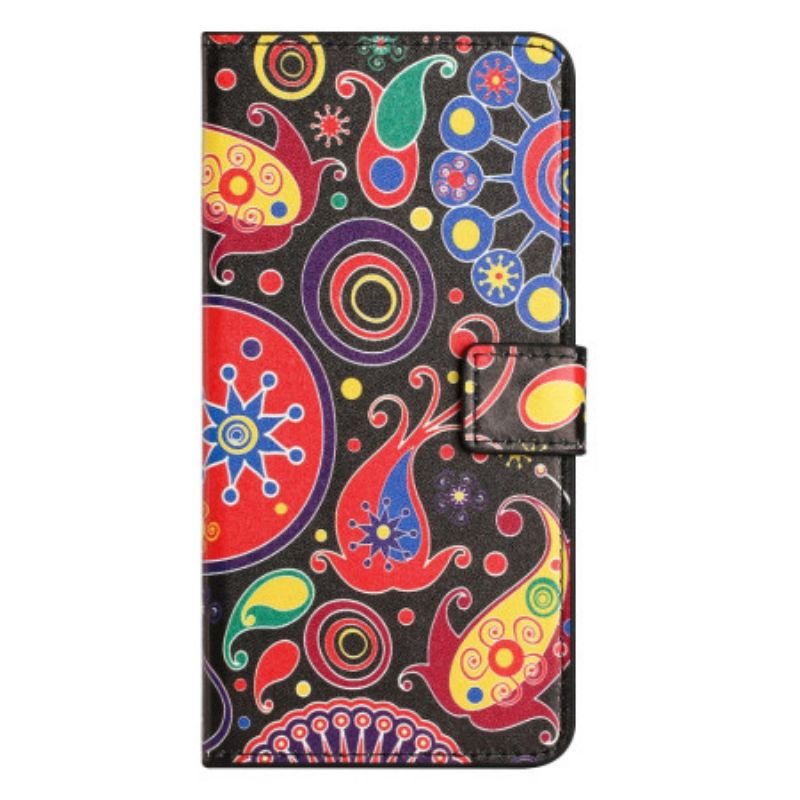 Peněženková Pouzdra iPhone 16 Pro Max Kryty Na Mobil Galaxy Pattern