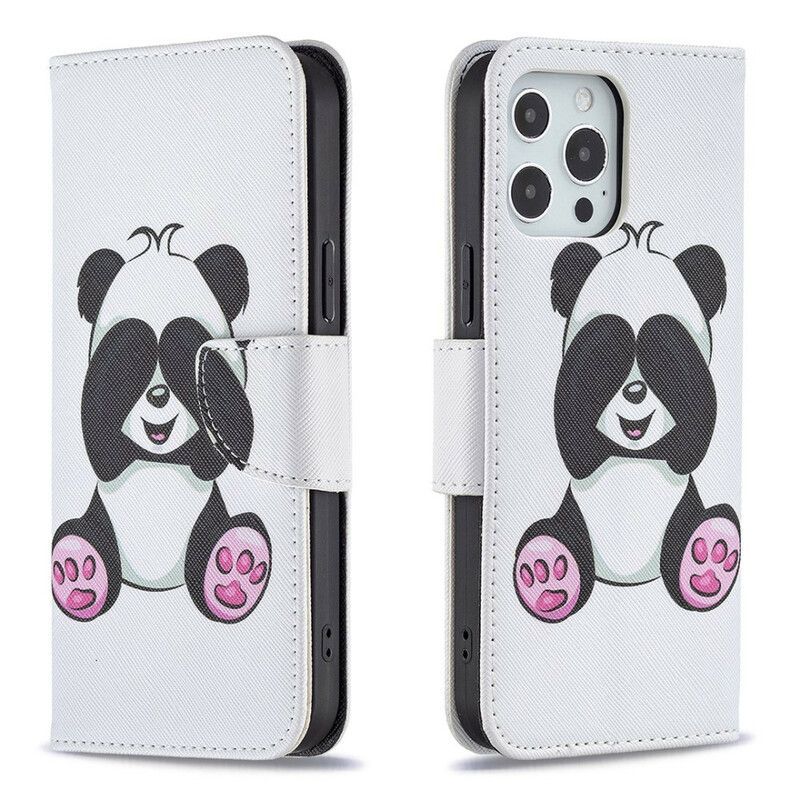 Peněženková Pouzdra Na Iphone 13 Pro Max Panda Zábava