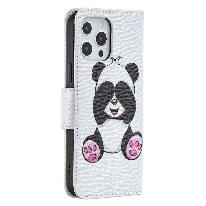 Peněženková Pouzdra Na Iphone 13 Pro Max Panda Zábava