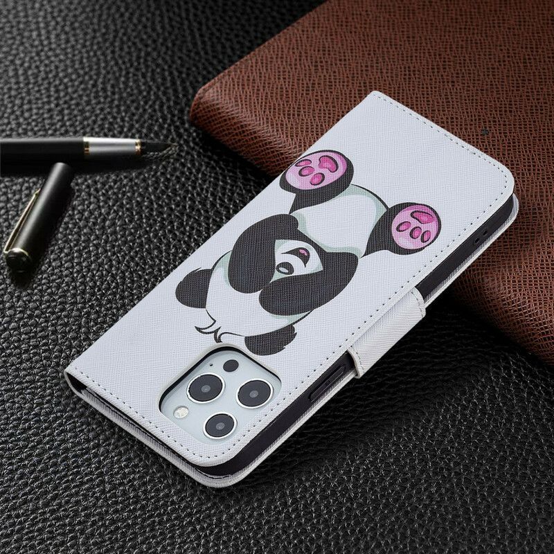 Peněženková Pouzdra Na Iphone 13 Pro Max Panda Zábava