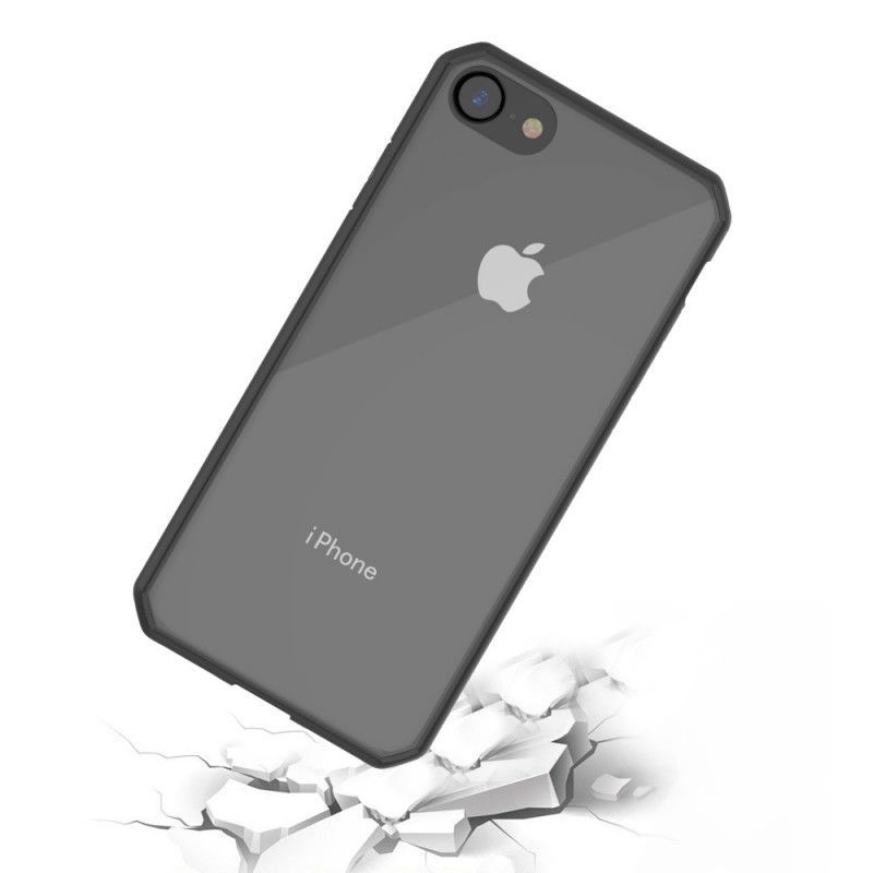 Pouzdro Iphone Se 2 / 8 / 7 Průhledné Barevné Okraje