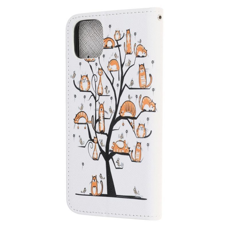 Pouzdro Na Iphone 12 Mini Funky Cats S Popruhem