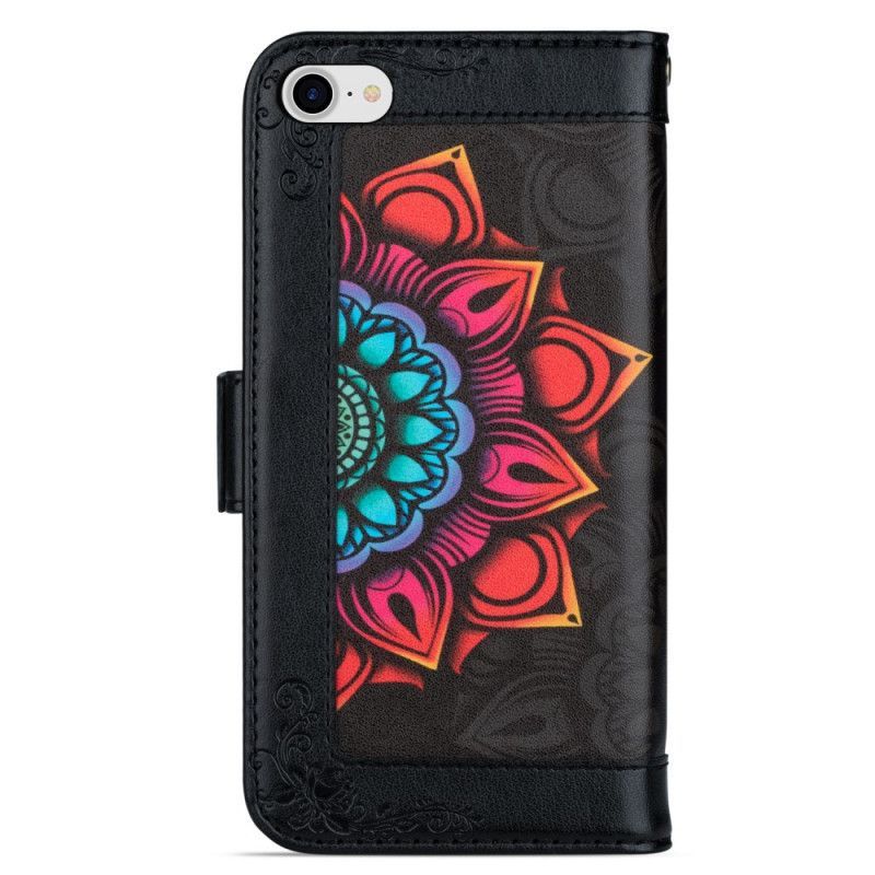 Pouzdro Na Iphone Se 2 / 8 / 7 Dekorace Mandala S Popruhem