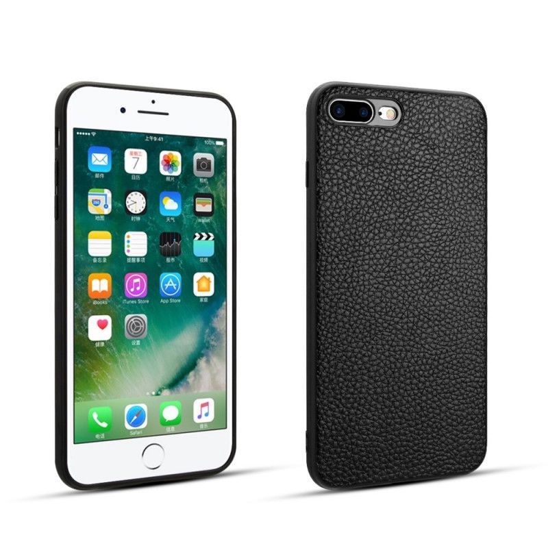 Pouzdro Z Pravé Liči Kůže Na Iphone 8 Plus / 7 Plus