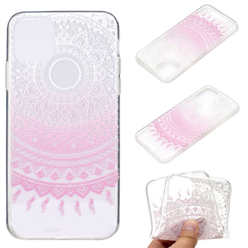 Průhledné Barevné Mandala Pouzdro Na Iphone 12 Mini