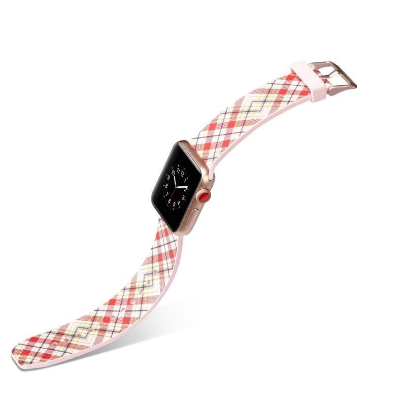 Řemínek K Hodinkám Apple 40/38 mm Tartanový Vzor