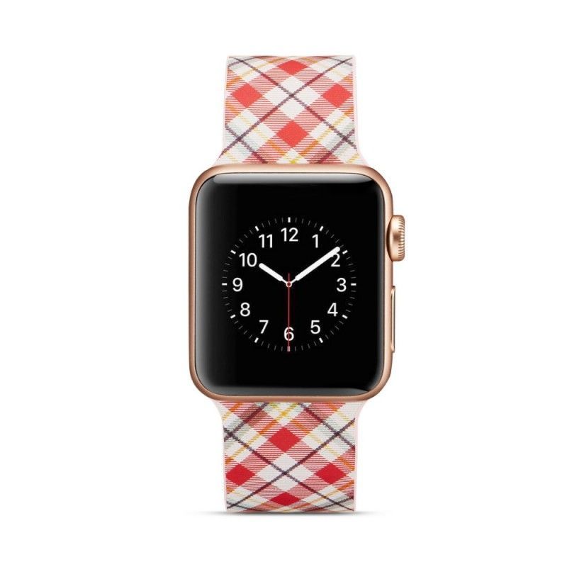 Řemínek K Hodinkám Apple 40/38 mm Tartanový Vzor