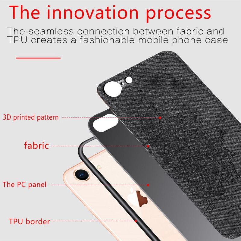 Textura Látky A Mandala Pouzdra Na Iphone Se 2/8/7