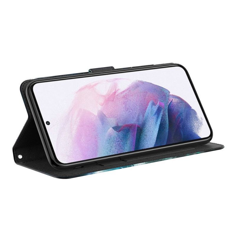 Flipové Pouzdro Na Google Pixel 6A Na Lana Strappy Vzor