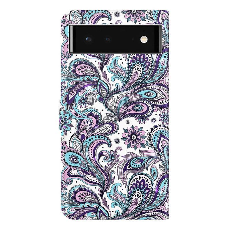 Flipové Pouzdro Na Google Pixel 7 Paisley