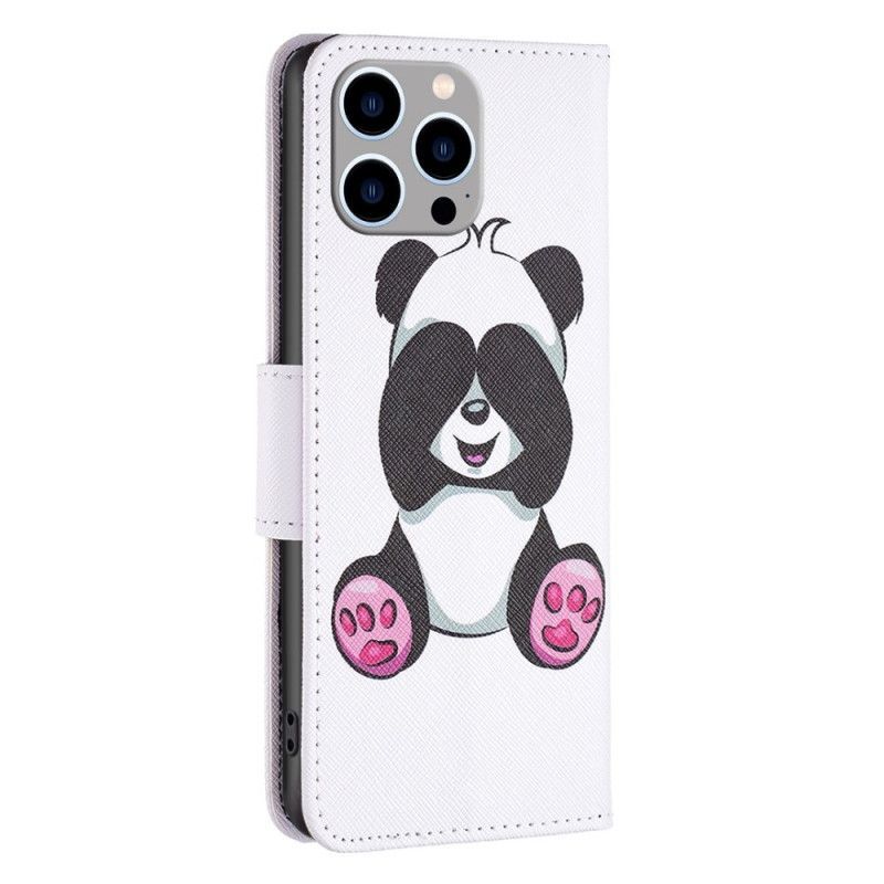 Flipové Pouzdro Na iPhone 14 Pro Max Panda