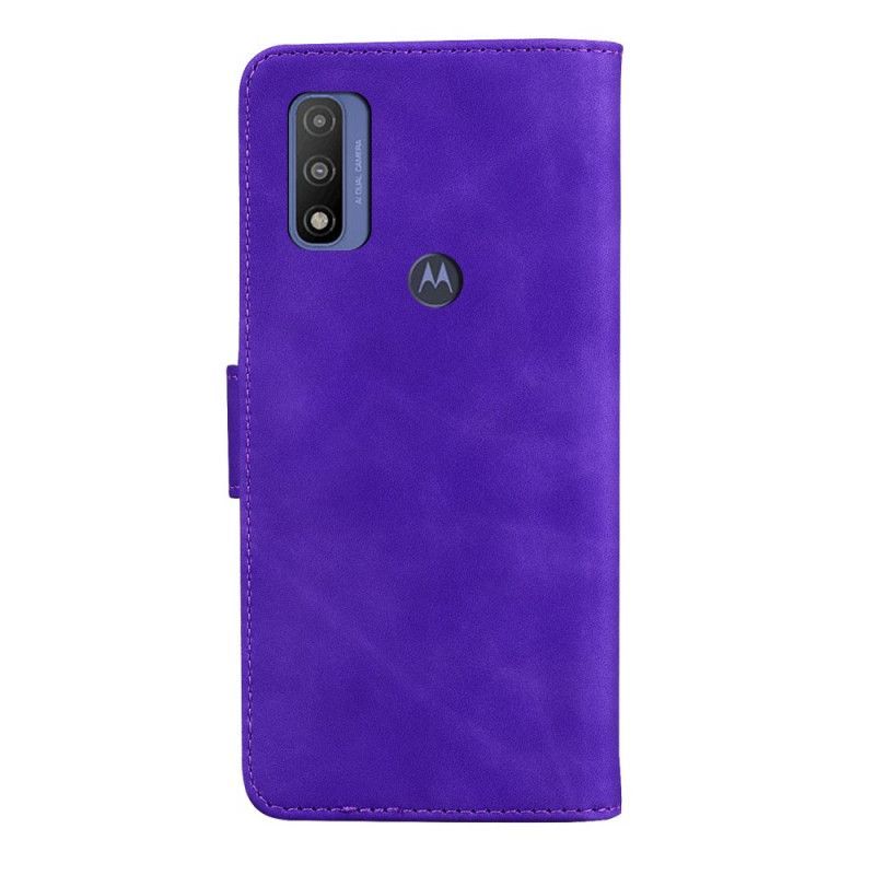 Flipové Pouzdro Na Moto E40 / E30 / E20 Skin-touch Butterfly