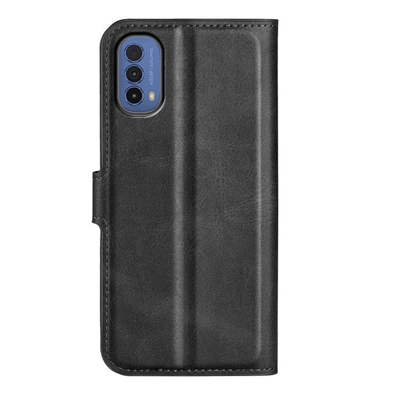 Flipové Pouzdro Na Moto E40 / E30 / E20 Slim Extreme Leather Effect