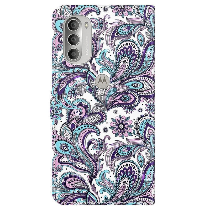 Flipové Pouzdro Na Moto G51 5G Paisley