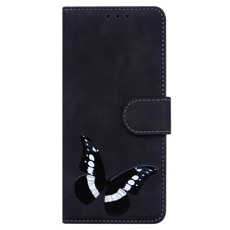 Flipové Pouzdro Na Moto G51 5G Skin-touch Butterfly