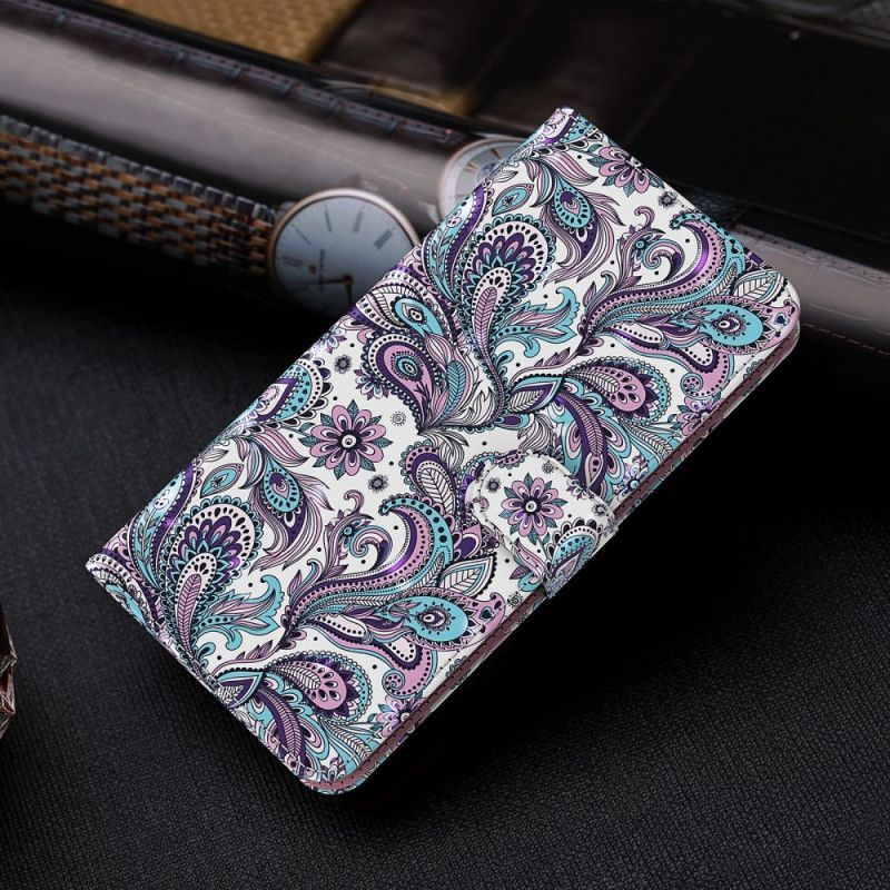 Flipové Pouzdro Na Moto G71 5G Paisley