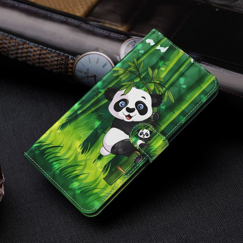 Flipové Pouzdro Na Moto G71 5G Panda A Bambus