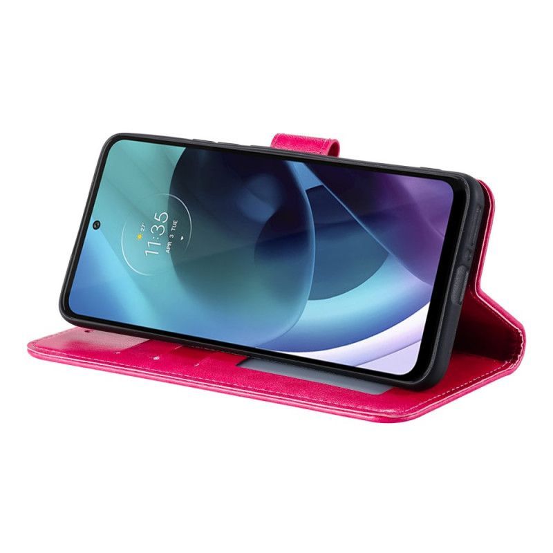 Flipové Pouzdro Na Moto G71 5G Sluneční Mandala