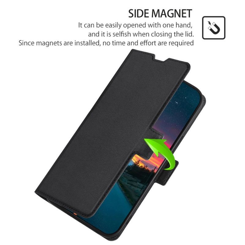 Flipové Pouzdro Na Moto G73 5G Finesse Dvojitá Spona