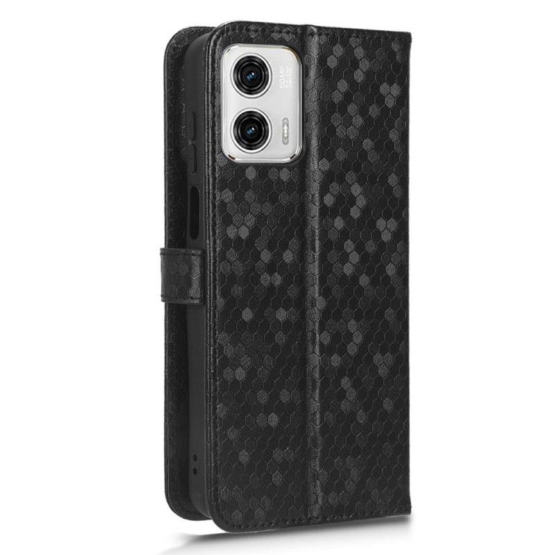 Flipové Pouzdro Na Moto G73 5G Na Lana 3d Strappy Design