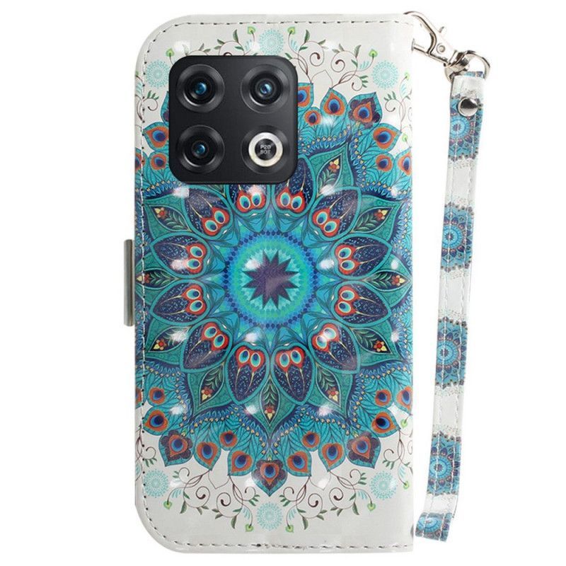 Flipové Pouzdro Na OnePlus 10 Pro 5G Na Lana Strappy Mandala