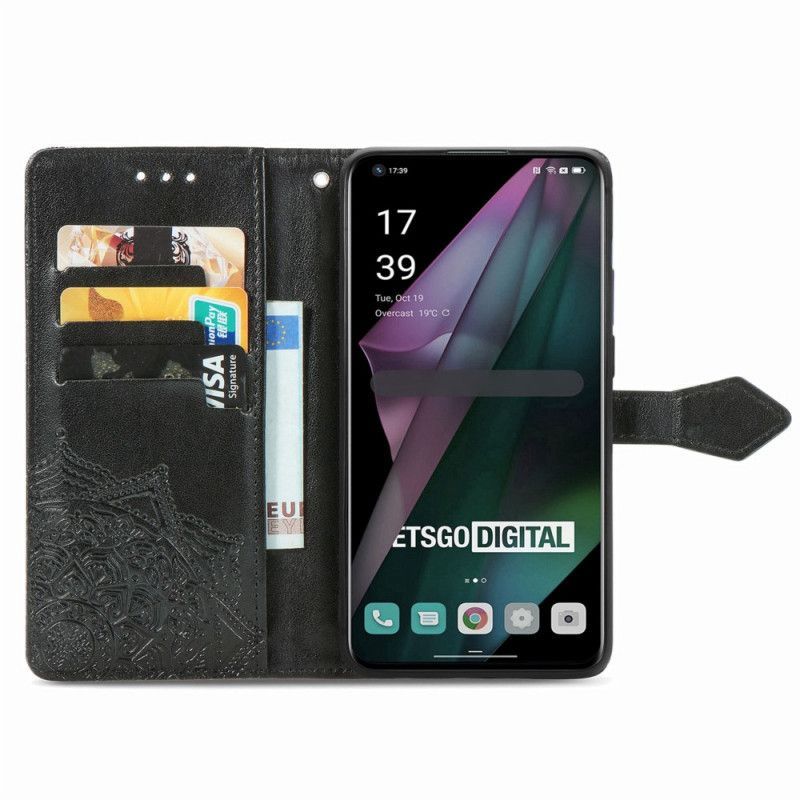 Flipové Pouzdro Na OnePlus 10 Pro 5G Na Lana Strappy Tribal Mandala