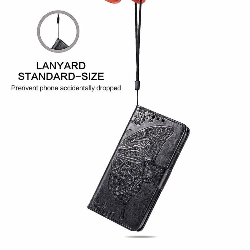 Flipové Pouzdro Na OnePlus Nord 2T 5G Na Lana Držák Karet Butterfly Lanyard