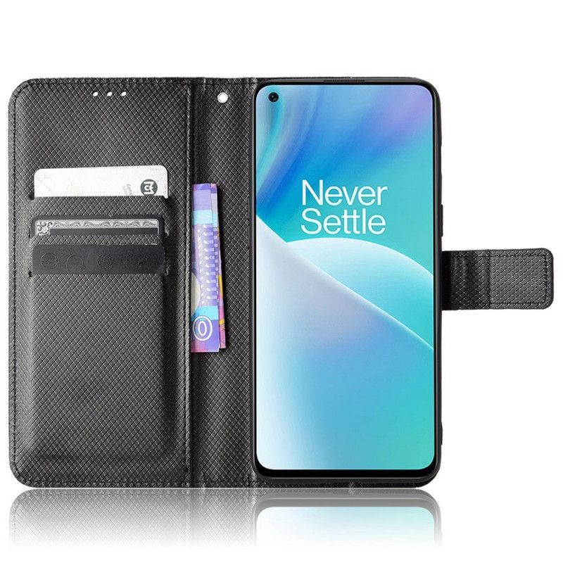 Flipové Pouzdro Na OnePlus Nord 2T 5G Na Lana Řemínek Z Umělé Kůže