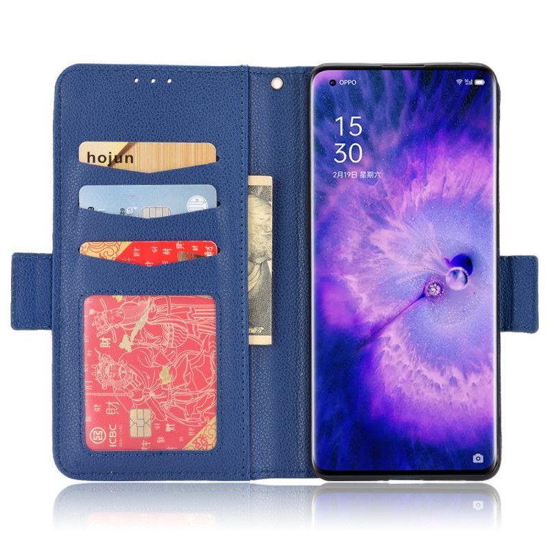 Flipové Pouzdro Na Oppo Find X5 Kožené Pouzdro Klapka Double Nové Barvy