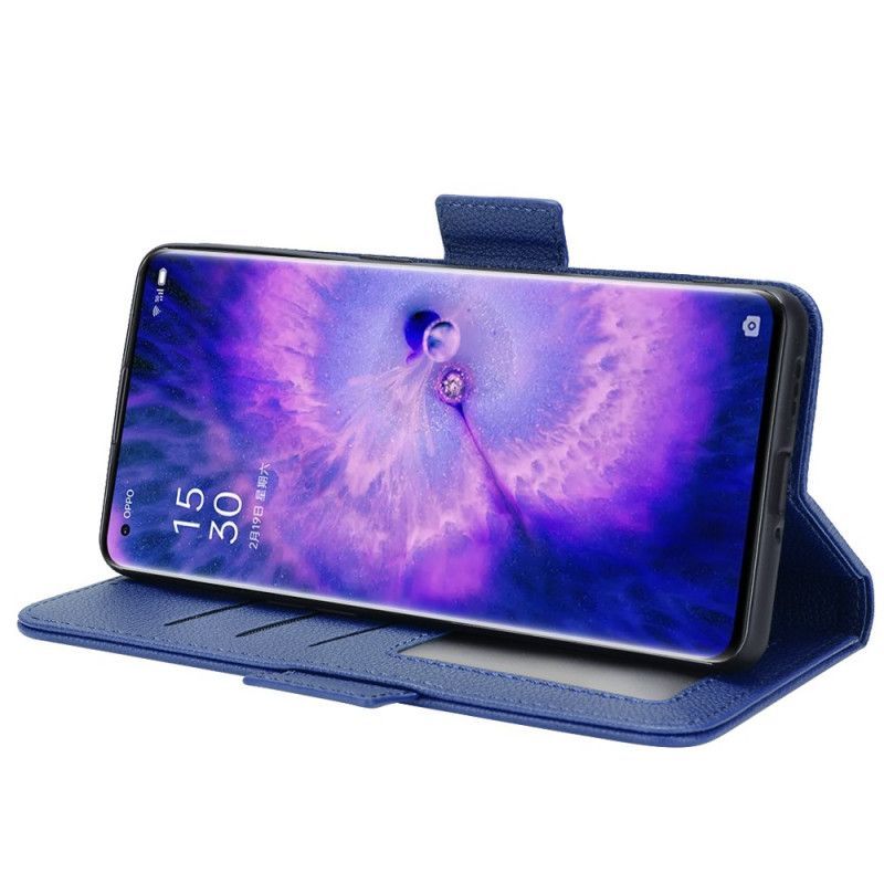 Flipové Pouzdro Na Oppo Find X5 Kožené Pouzdro Klapka Double Nové Barvy