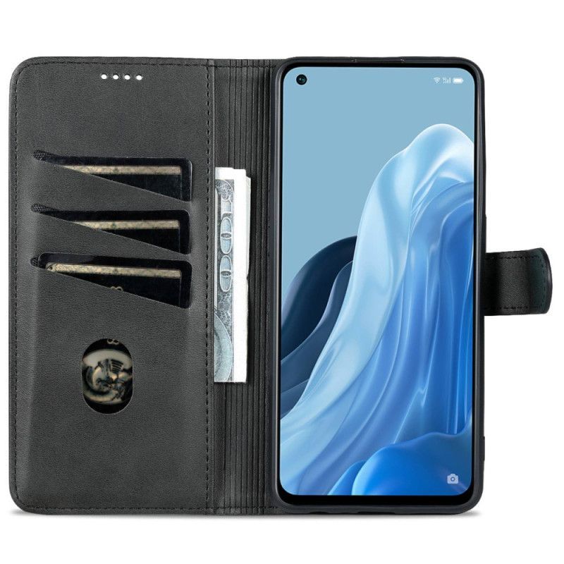 Flipové Pouzdro Na Oppo Reno 8 Lite Kožený Styling Azns