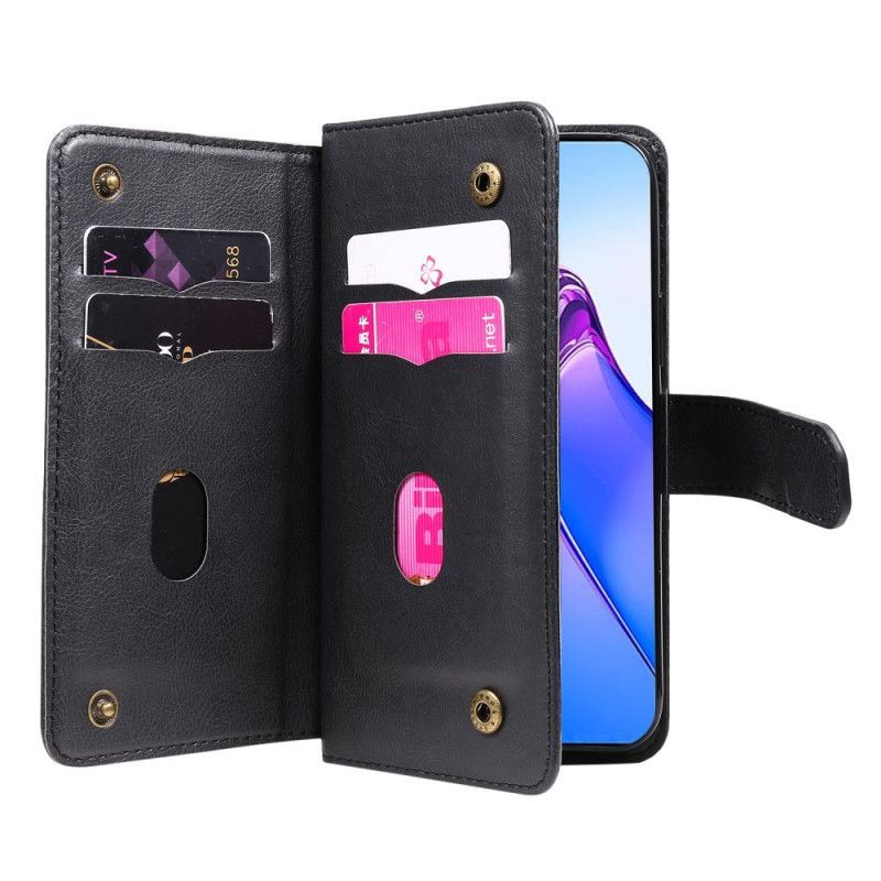 Flipové Pouzdro Na Oppo Reno 8 Pro Držák Karty