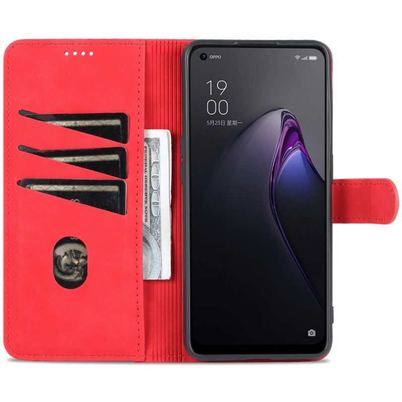 Flipové Pouzdro Na Oppo Reno 8 Pro Kožený Styling Azns