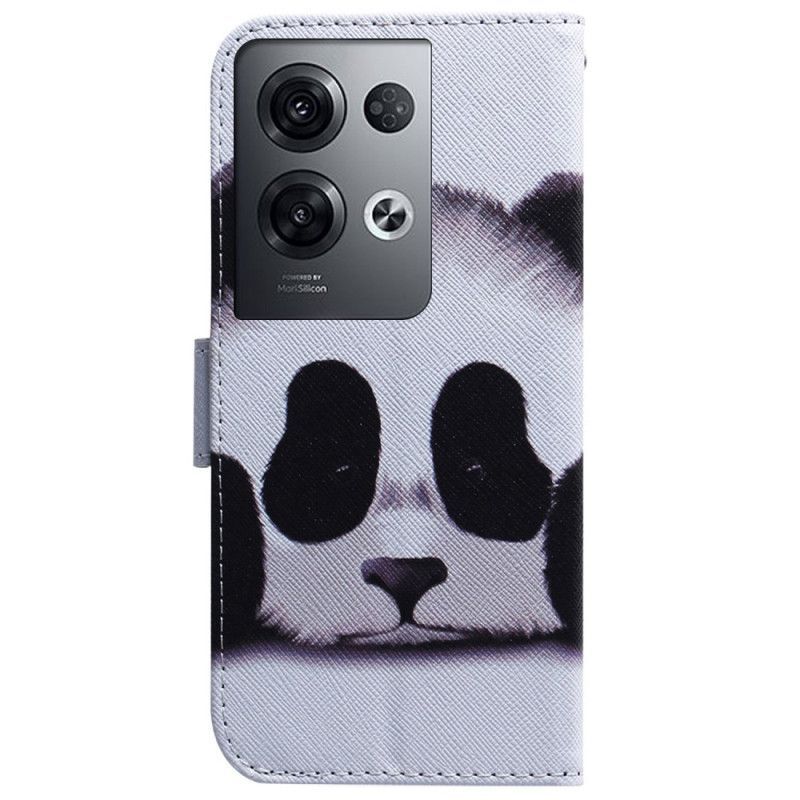 Flipové Pouzdro Na Oppo Reno 8 Pro Na Lana Strappy Owls Malování