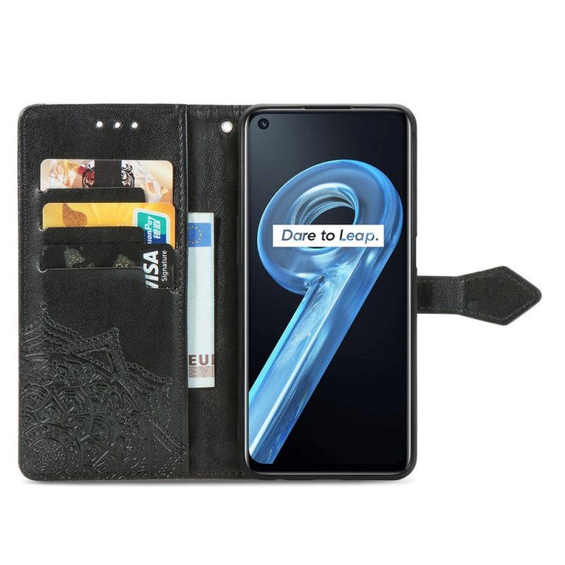 Flipové Pouzdro Na Realme 9i Středověká Mandala