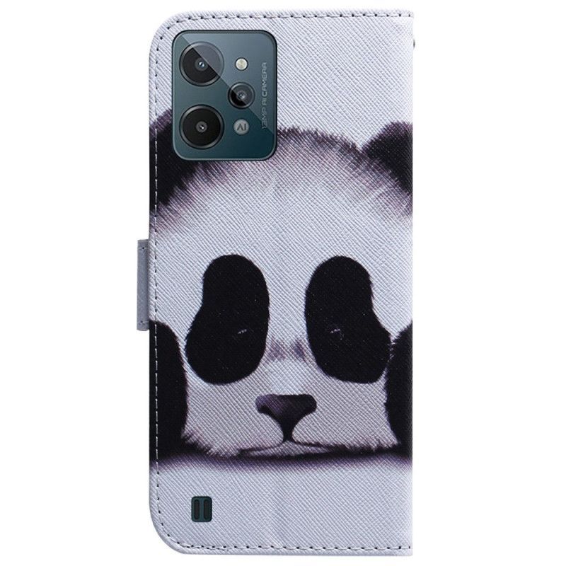 Flipové Pouzdro Na Realme C31 Roztomilá Panda