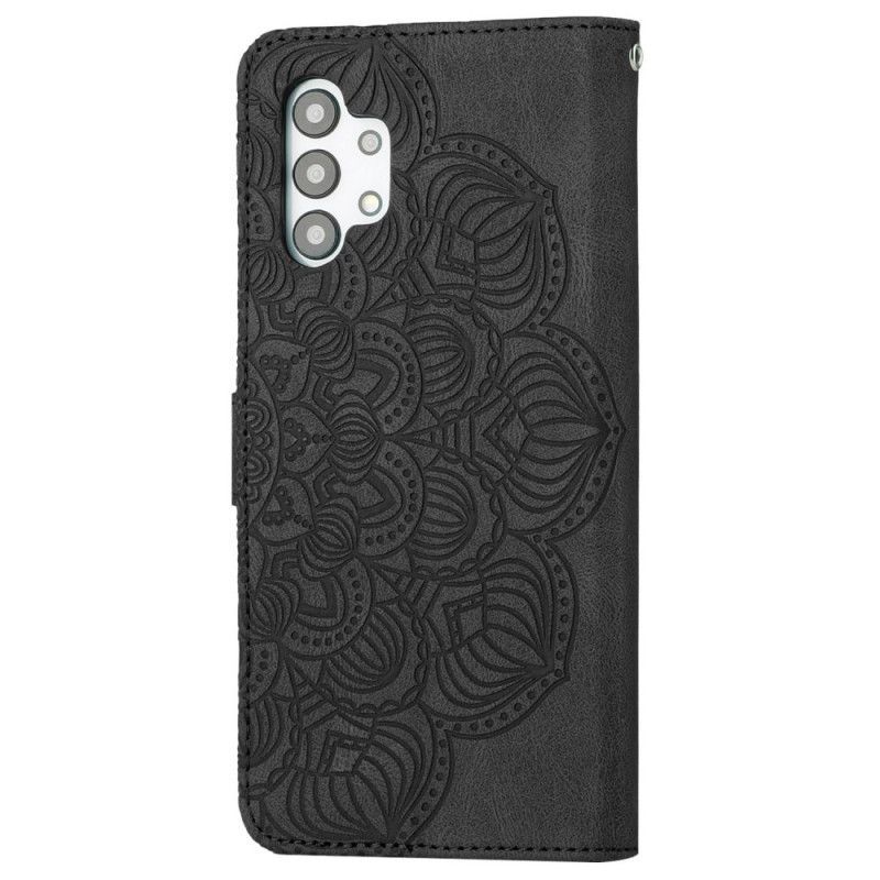 Flipové Pouzdro Na Samsung Galaxy A13 Na Lana Vintage Strappy Mandala