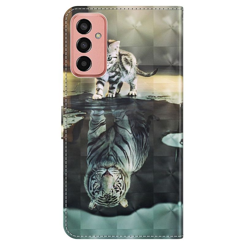 Flipové Pouzdro Na Samsung Galaxy M13 Kitten's Dream With Lanyard