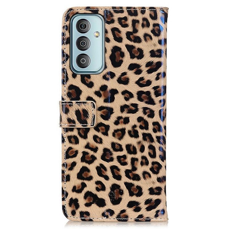 Flipové Pouzdro Na Samsung Galaxy M23 5G Efekt Leopardí Kůže